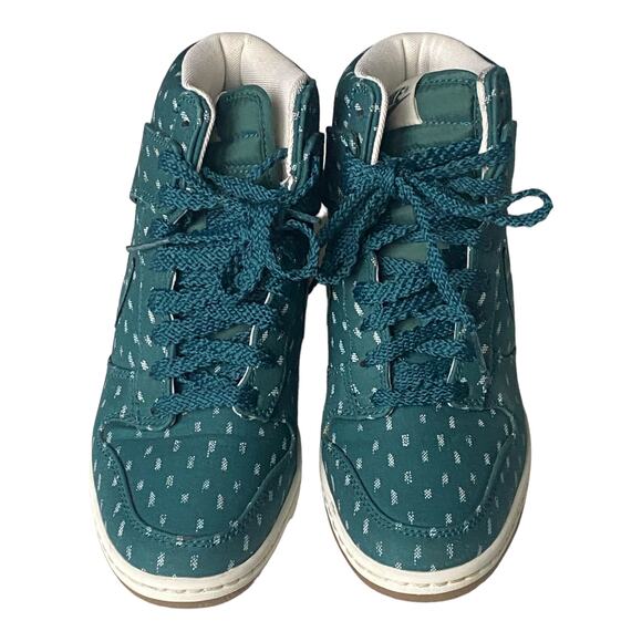 Nike Dunk Sky Hi Teal Hidden Wedge Dot Print High Top Women's 6.5 - Picture 9 of 16